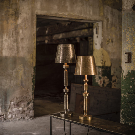 Balder Table Lamp Raw Silver  2 Sizes Balder Table Lamp Raw Silver  2 Sizes