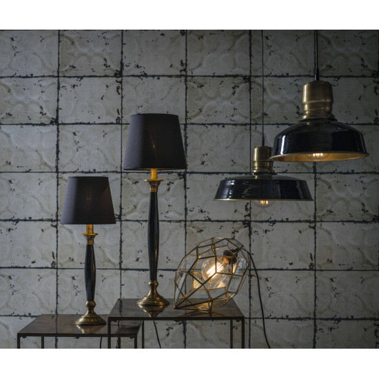 Madison Table Lamp Black/Antique brass 43cm Madison Table Lamp Black/Antique brass 43cm