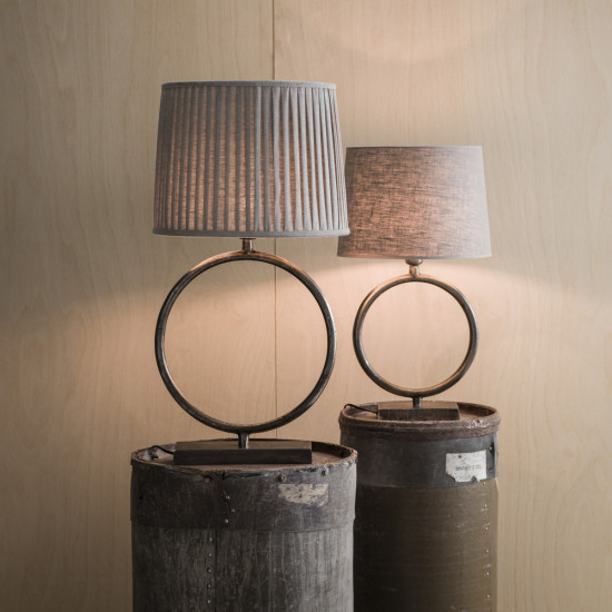 Circle Lampfot Råsilver -2 storlekar Circle Lampfot Råsilver -2 storlekar