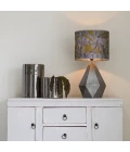 Trinity Table Lamp Antique Silver 39cm