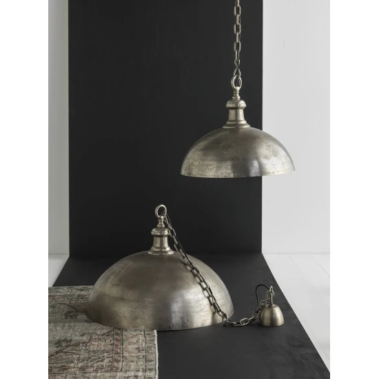 Liverpool Taklampa Råsilver 50cm