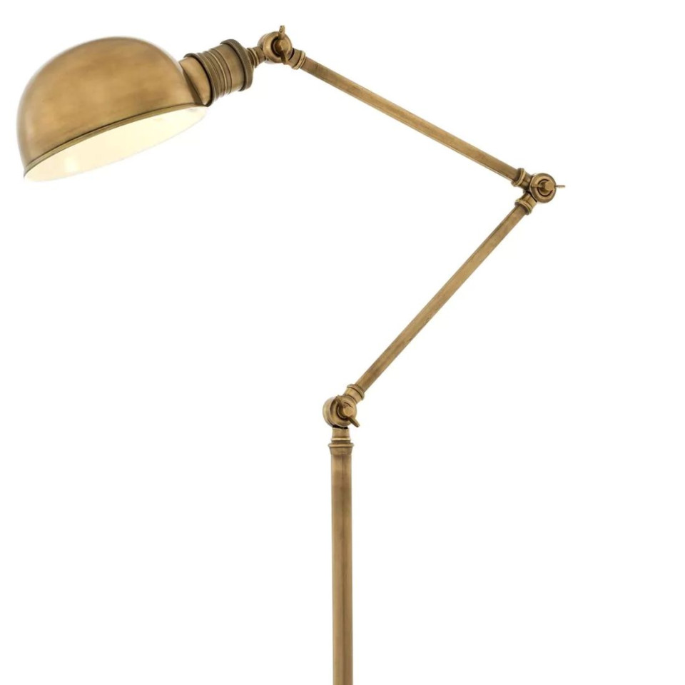 Soho golvlampa mässing 140cm Eichholtz Soho golvlampa mässing 140cm