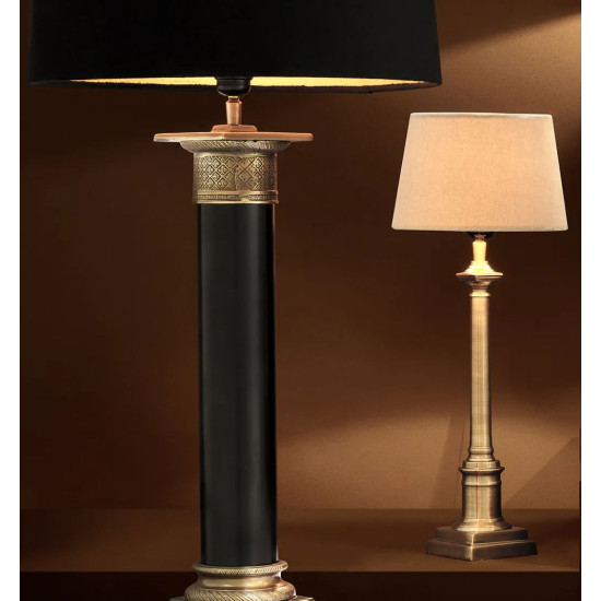 Cologne S bordslampa mässing/beige 53 cm Cologne S bordslampa mässing/beige 53 cm