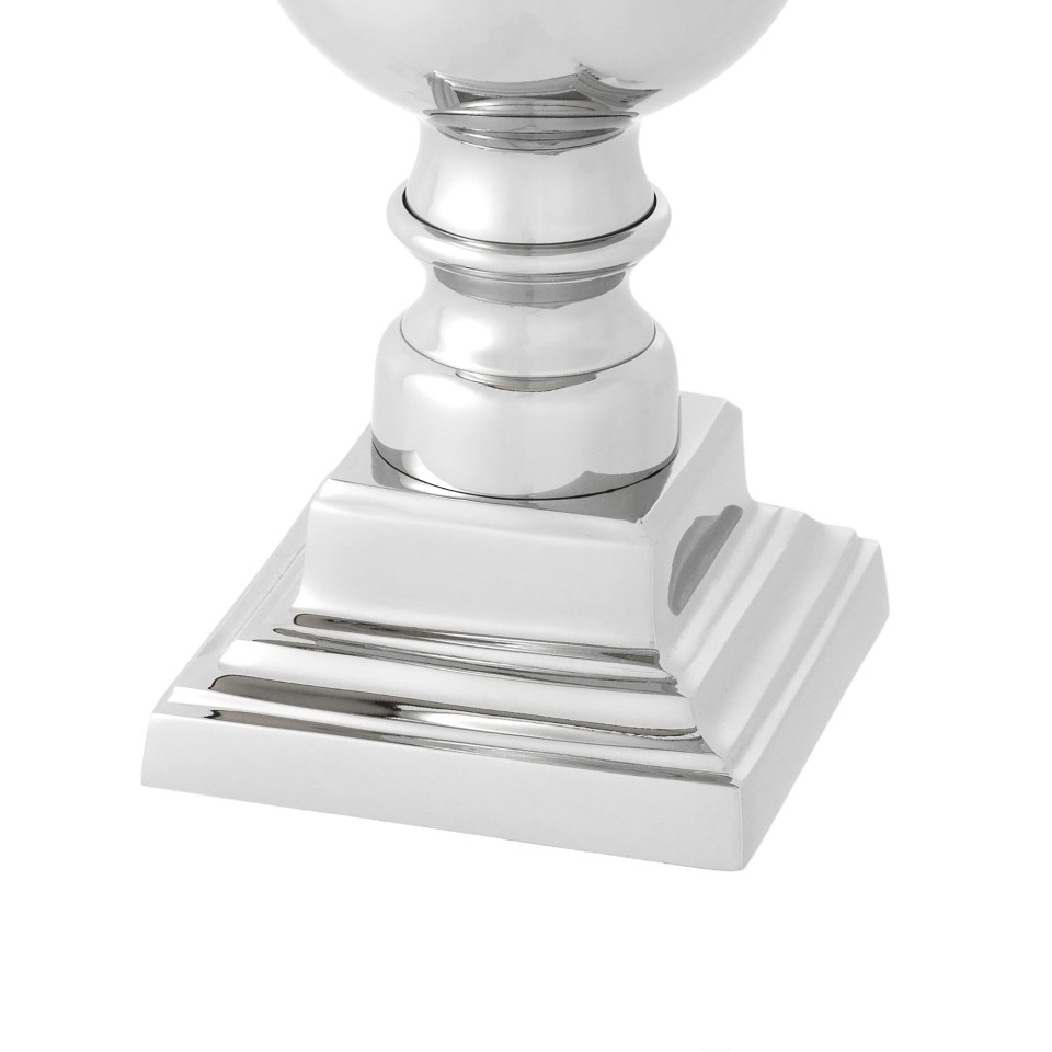 Trophy bordslampa nickel/svart 63,5cm