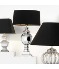 Trophy bordslampa nickel/svart 63,5cm
