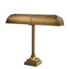 Banker Trust Desk Lamp Antique Brass 52cm Banker Trust Desk Lamp Antique Brass 52cm