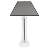Kensington bordslampa glas/nickel/grå 85 cm Kensington bordslampa glas/nickel/grå 85 cm