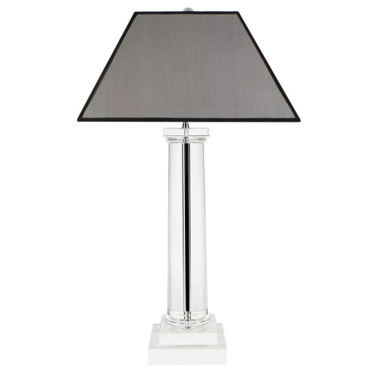 Kensington table lamp glass/nickel/grey 85cm Kensington table lamp glass/nickel/grey 85cm