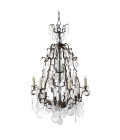 Château De Wideville  antik mässing/glas 60 cm