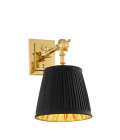 Wentworth Single Wall Lamp Gold/Black 26cm Eichholtz Wentworth Single Wall Lamp Gold/Black 26cm