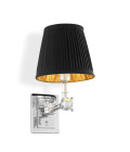 Wentworth Single Wall Lamp Nickel/Black 26cm Eichholtz Wentworth Single Wall Lamp Nickel/Black 26cm