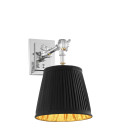 Wentworth Single Wall Lamp Nickel/Black 26cm Eichholtz Wentworth Single Wall Lamp Nickel/Black 26cm