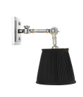 Wentworth Single Wall Lamp Nickel/Black 26cm Eichholtz Wentworth Single Wall Lamp Nickel/Black 26cm