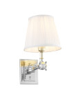 Wentworth Single vägglampa nickel/vit 26cm Eichholtz Wentworth Single vägglampa nickel/vit 26cm