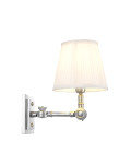 Wentworth Single vägglampa nickel/vit 26cm Eichholtz Wentworth Single vägglampa nickel/vit 26cm