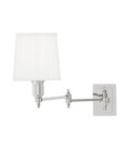 Lexington Swing vägglampa nickel/vit 27cm