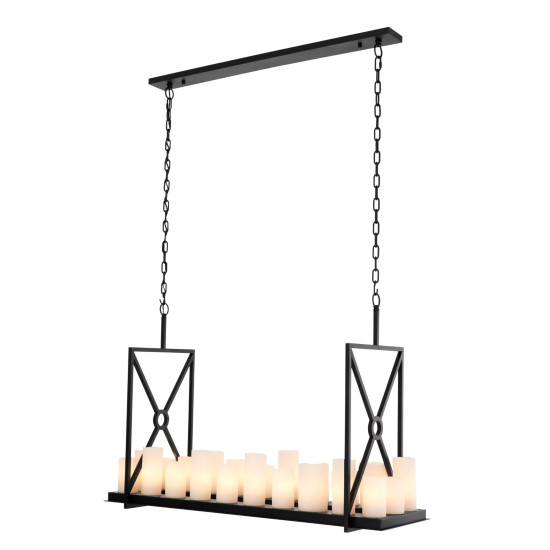 Commodore Chandelier Black/White 120cm Commodore Chandelier Black/White 120cm
