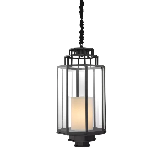 Monticello M Lantern Black/Clear/Cream 32.5cm