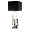 Regine bordslampa guld/nickel/svart 91,5 cm Regine bordslampa guld/nickel/svart 91,5 cm