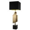 Beau Rivage bordslampa mässing/svart 105,5 cm