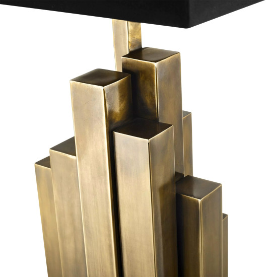Beau Rivage Table Lamp Brass/Black 105.5cm Beau Rivage Table Lamp Brass/Black 105.5cm