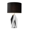 Setai bordslampa svart/rökkristall 71,5 cm