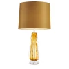 Flato bordslampa gul/guld 75,5 cm