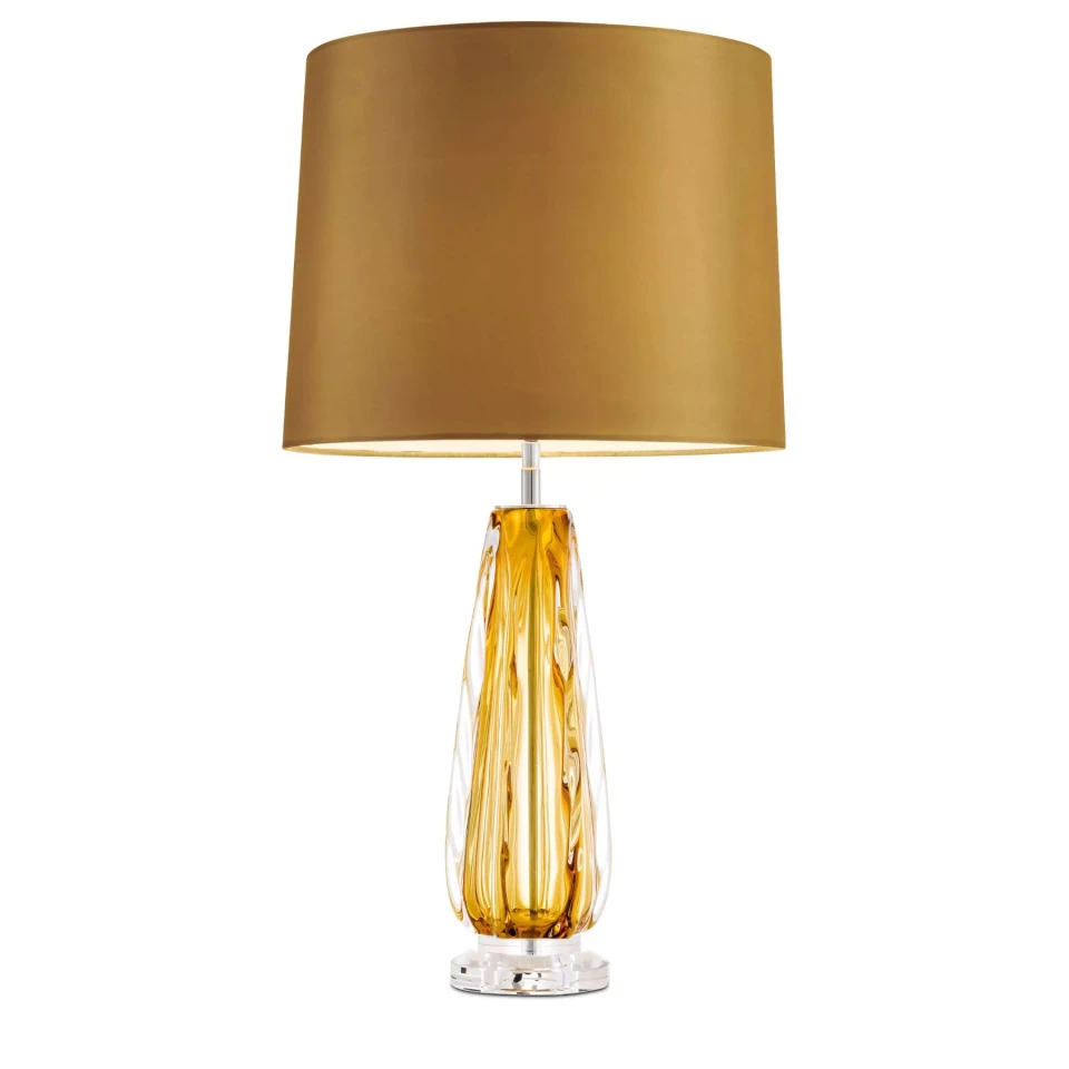 Flato bordslampa gul/guld 75,5cm