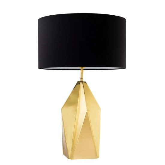 Setai bordslampa svart/guld 72 cm Setai bordslampa svart/guld 72 cm