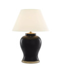 Mundon bordslampa svart/mässing/benvit 83cm