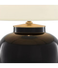 Mundon bordslampa svart/mässing/benvit 83cm