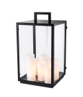 Debonair bordslampa svart/klar/vit 65cm