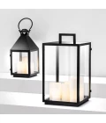 Debonair bordslampa svart/klar/vit 65cm