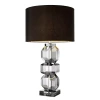 Mornington bordslampa svart/rökkristall 76 cm
