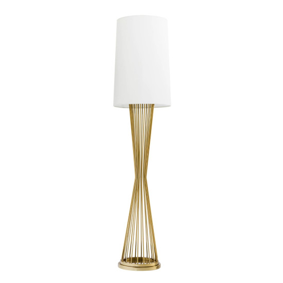 Holmes golvlampa guld/benvit 172,5 cm