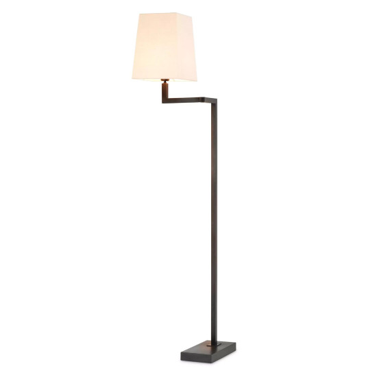 Cambell golvlampa brons/vit 172,5 cm Cambell golvlampa brons/vit 172,5 cm