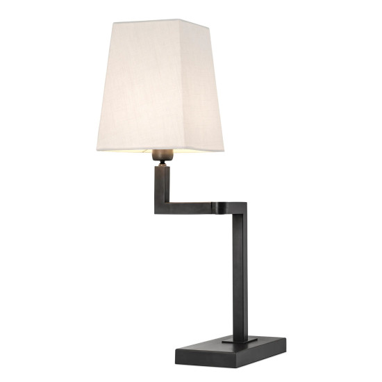Cambell Table Lamp Bronze/White 69cm Cambell Table Lamp Bronze/White 69cm