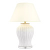 Fort Meyers bordslampa vit/kristall/benvit 80 cm Fort Meyers bordslampa vit/kristall/benvit 80 cm