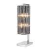Pimlico bordslampa nickel/rökfärgat glas 66 cm Pimlico bordslampa nickel/rökfärgat glas 66 cm