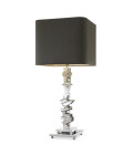 Abruzzo bordslampa nickel/grå 82cm
