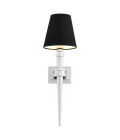 Waterloo Single vägglampa nickel/svart 50cm Eichholtz Waterloo Single vägglampa nickel/svart 50cm
