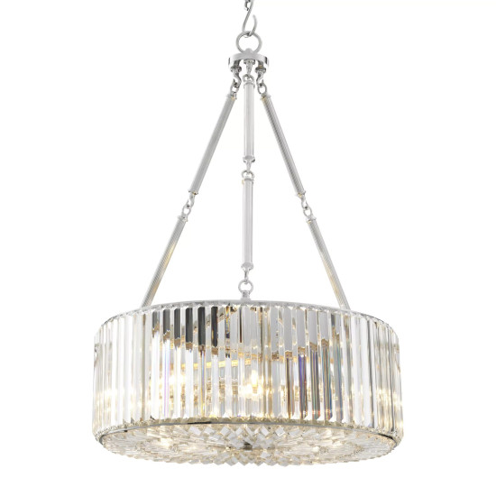 Infinity Chandelier Nickel/Glass 53cm Infinity Chandelier Nickel/Glass 53cm