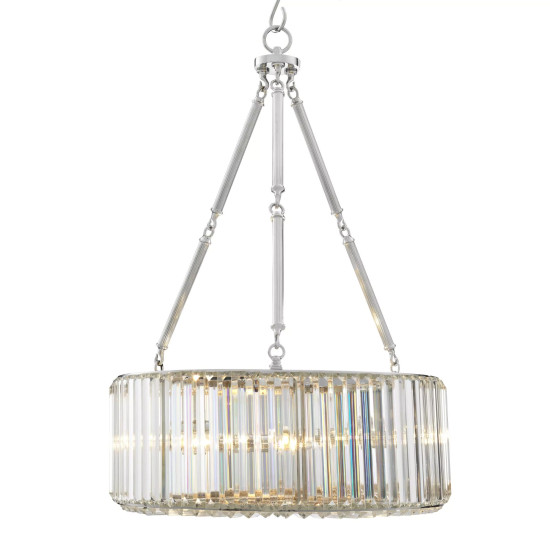 Infinity Chandelier Nickel/Glass 53cm Infinity Chandelier Nickel/Glass 53cm