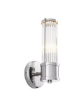 Claridges Single Wall Lamp Nickel/Clear 29.5cm Eichholtz Claridges Single Wall Lamp Nickel/Clear 29.5cm
