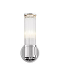 Claridges Single Wall Lamp Nickel/Clear 29.5cm Eichholtz Claridges Single Wall Lamp Nickel/Clear 29.5cm