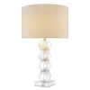 Whealon Table Lamp Glass/White 84cm Whealon Table Lamp Glass/White 84cm
