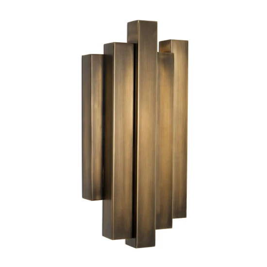 Beau Rivage vägglampa vintage mässing 40 cm