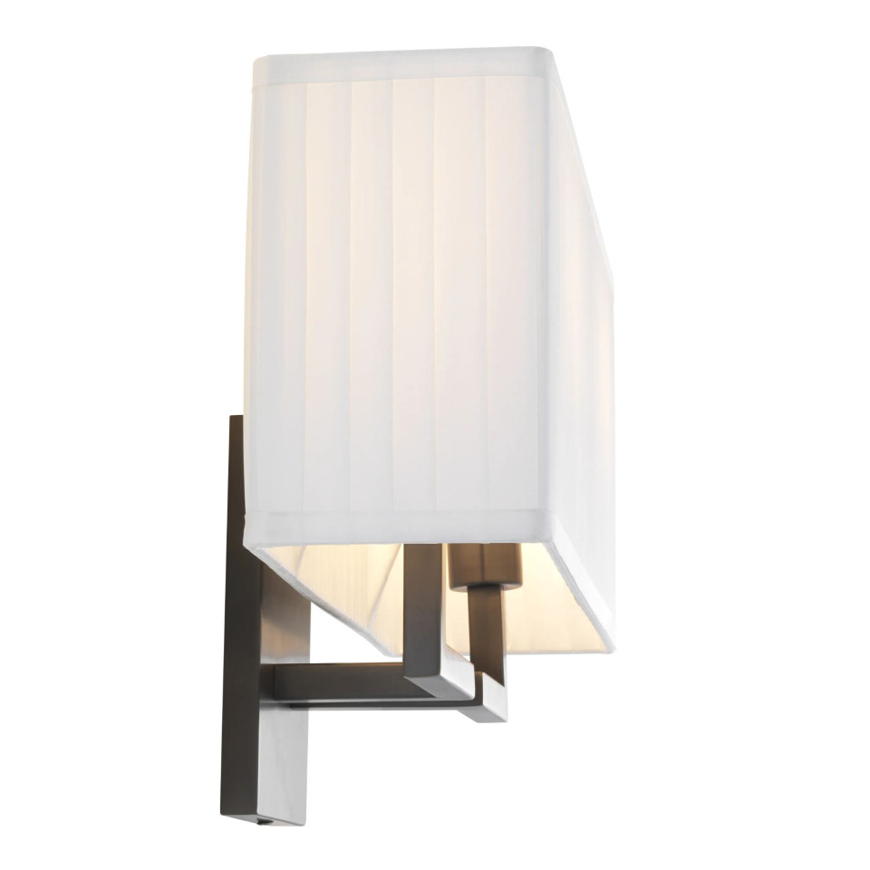 Westbrook Wall Lamp Bronze/White 27cm Eichholtz Westbrook Wall Lamp Bronze/White 27cm