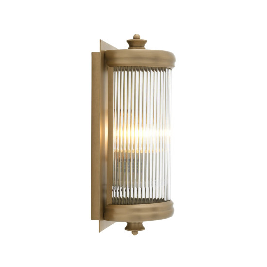 Glorious S Wall Lamp Brass/Glass 29cm Glorious S Wall Lamp Brass/Glass 29cm