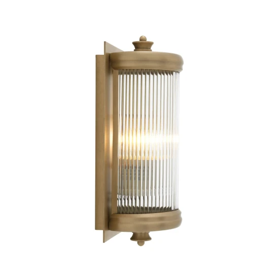 Glorious S Wall Lamp Brass/Glass 29cm Glorious S Wall Lamp Brass/Glass 29cm